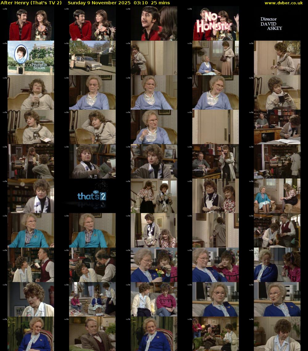 After Henry (That's TV 2) Sunday 9 November 2025 03:10 - 03:35