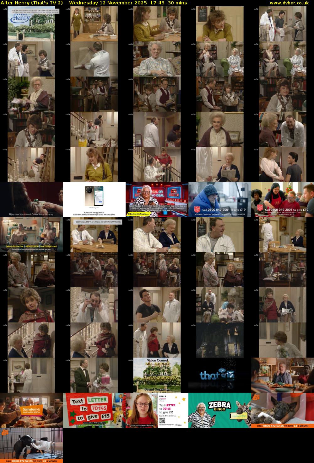 After Henry (That's TV 2) Wednesday 12 November 2025 17:45 - 18:15