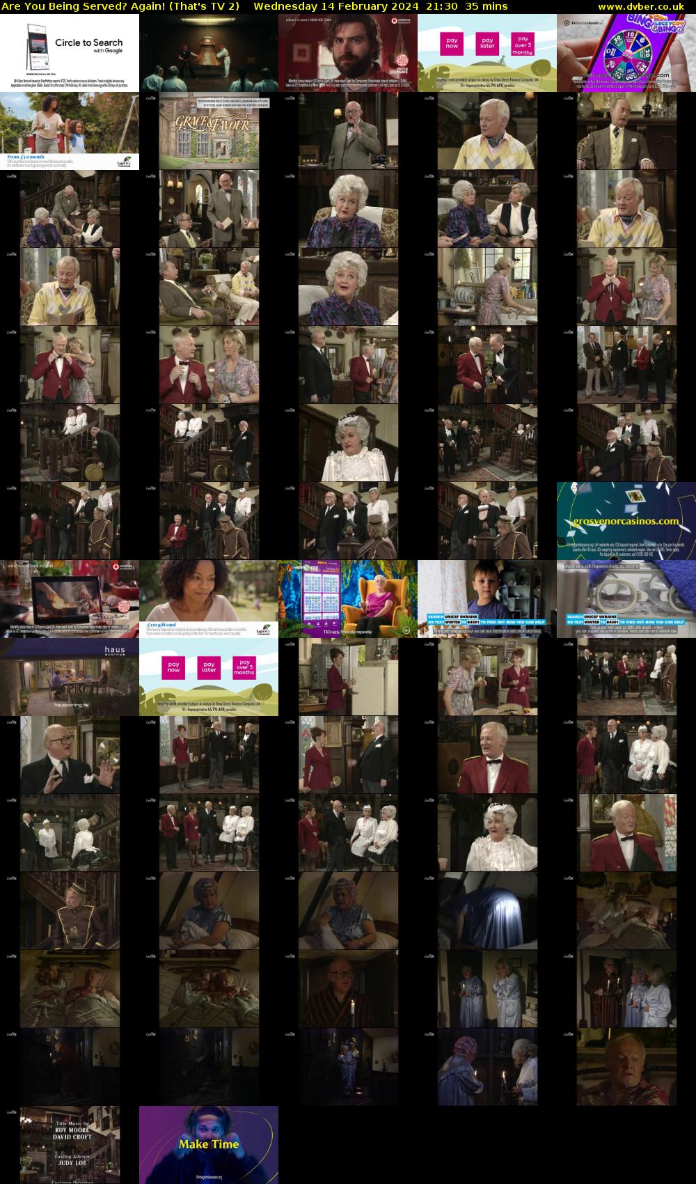 Are You Being Served? Again! (That's TV 2) Wednesday 14 February 2024 21:30 - 22:05