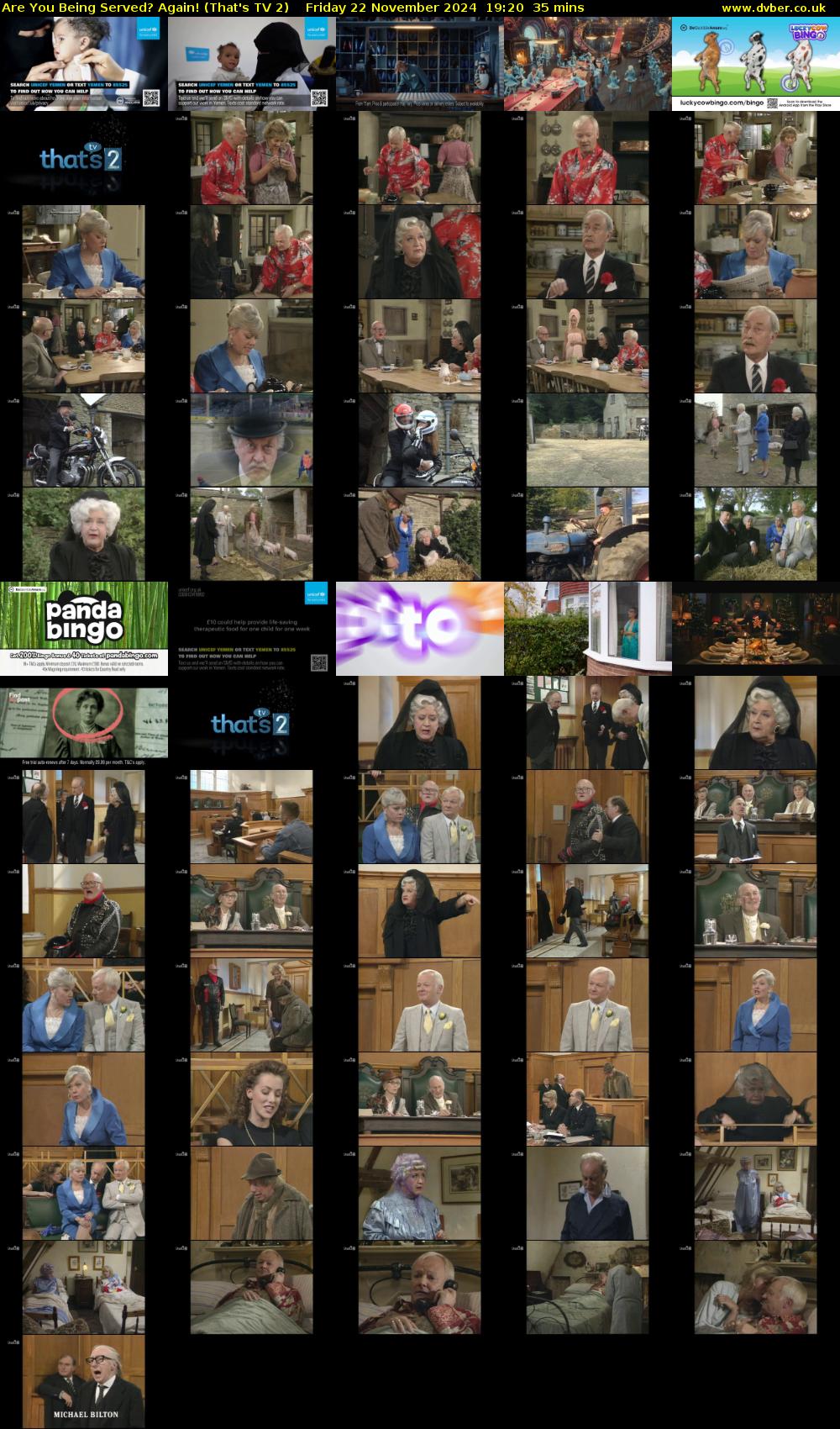 Are You Being Served? Again! (That's TV 2) Friday 22 November 2024 19:20 - 19:55