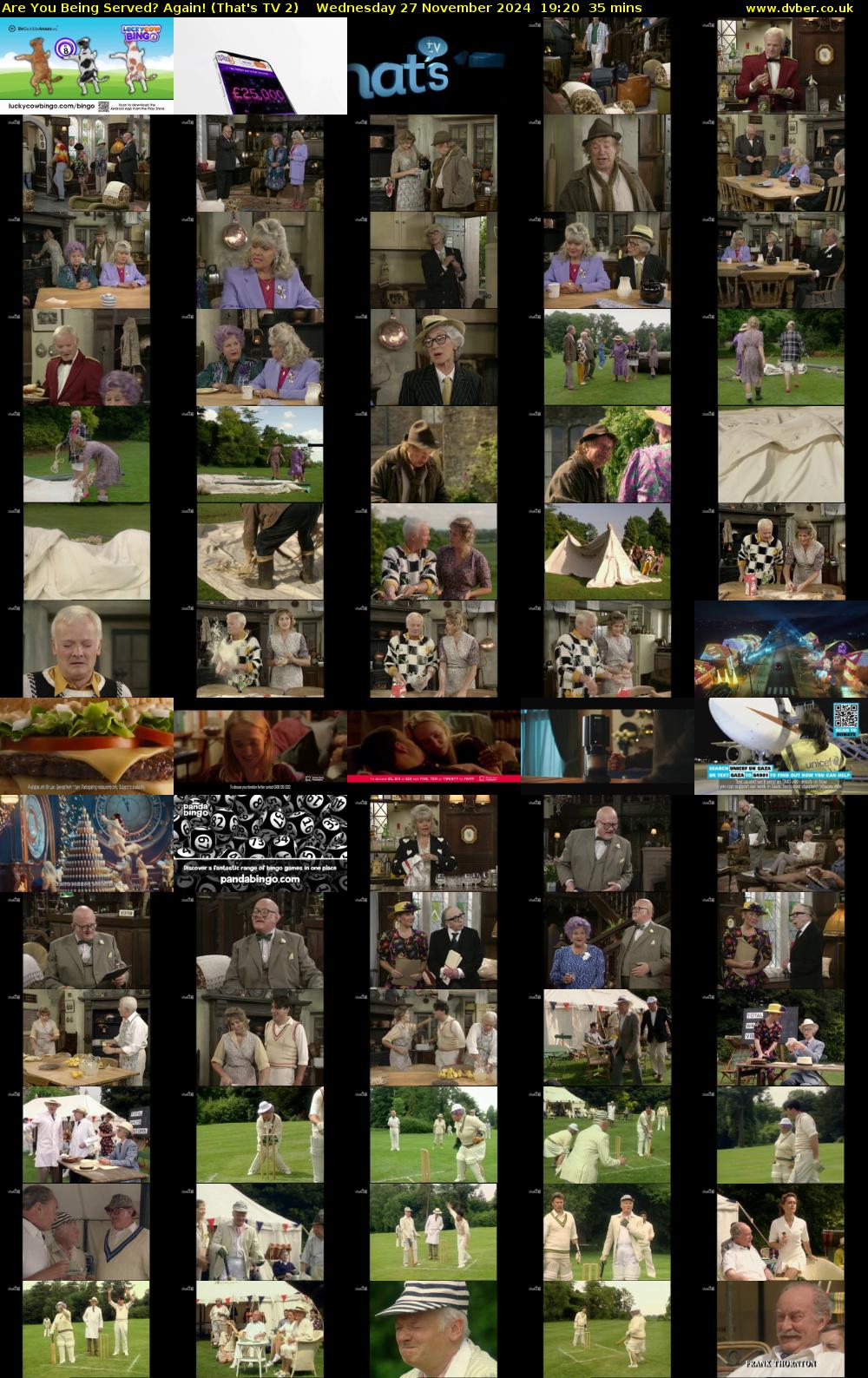 Are You Being Served? Again! (That's TV 2) Wednesday 27 November 2024 19:20 - 19:55