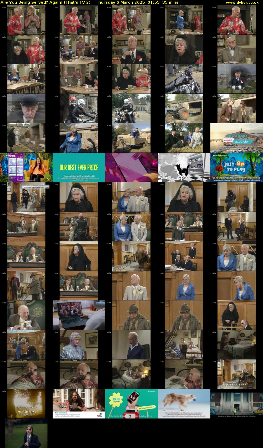 Are You Being Served? Again! (That's TV 2) Thursday 6 March 2025 01:55 - 02:30