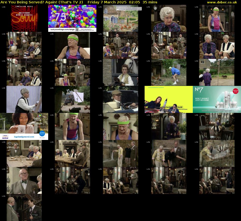 Are You Being Served? Again! (That's TV 2) Friday 7 March 2025 02:05 - 02:40