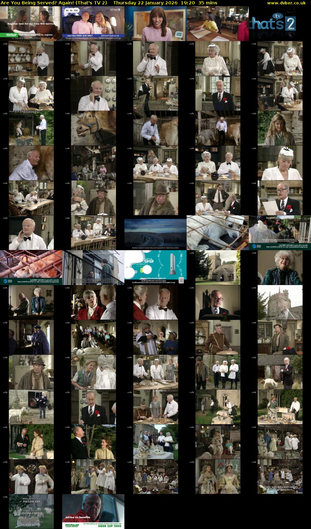 Are You Being Served? Again! (That's TV 2) Thursday 22 January 2026 19:20 - 19:55