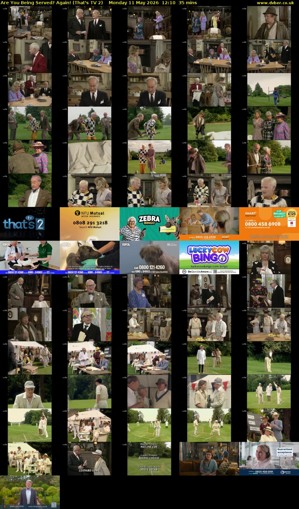 Are You Being Served? Again! (That's TV 2) Monday 11 May 2026 12:10 - 12:45