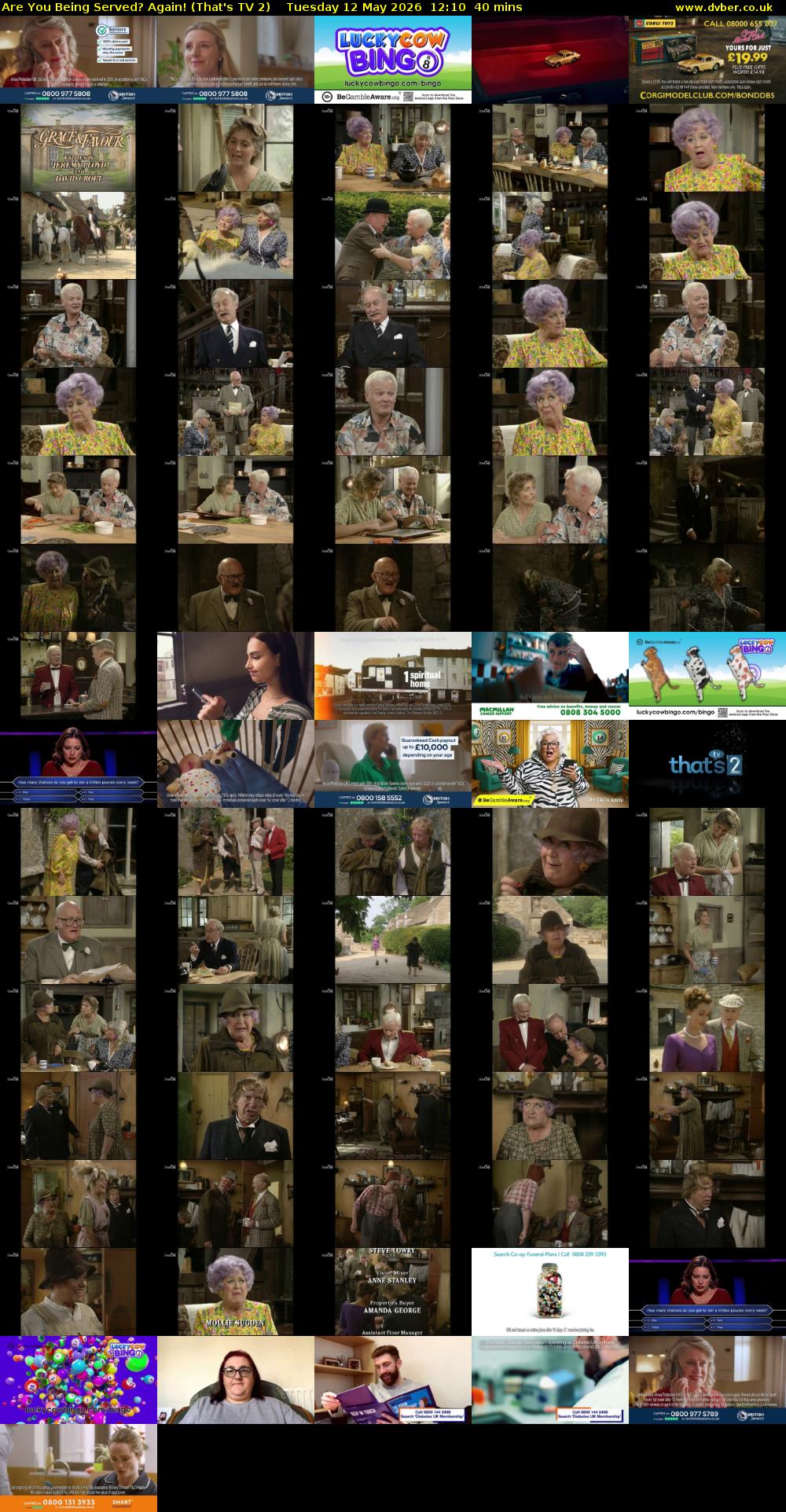 Are You Being Served? Again! (That's TV 2) Tuesday 12 May 2026 12:10 - 12:50