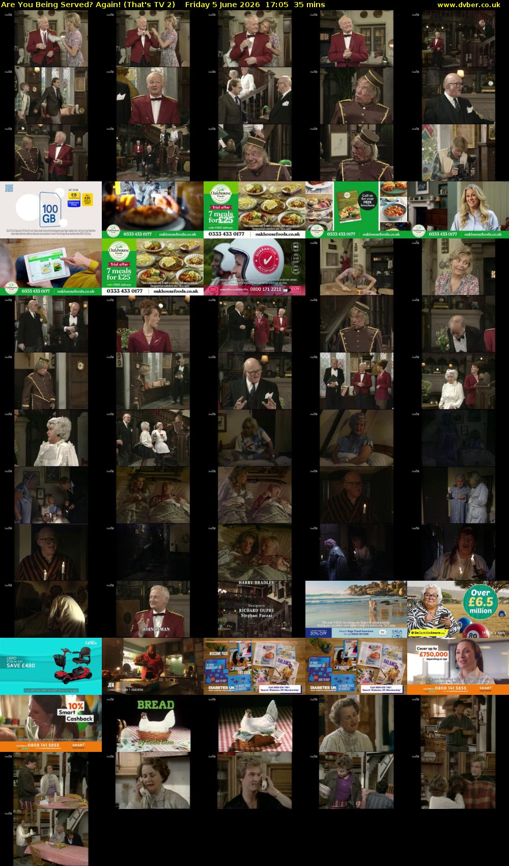 Are You Being Served? Again! (That's TV 2) Friday 5 June 2026 17:05 - 17:40