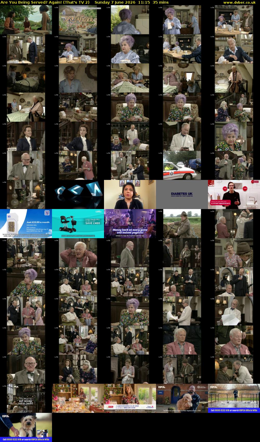 Are You Being Served? Again! (That's TV 2) Sunday 7 June 2026 11:15 - 11:50