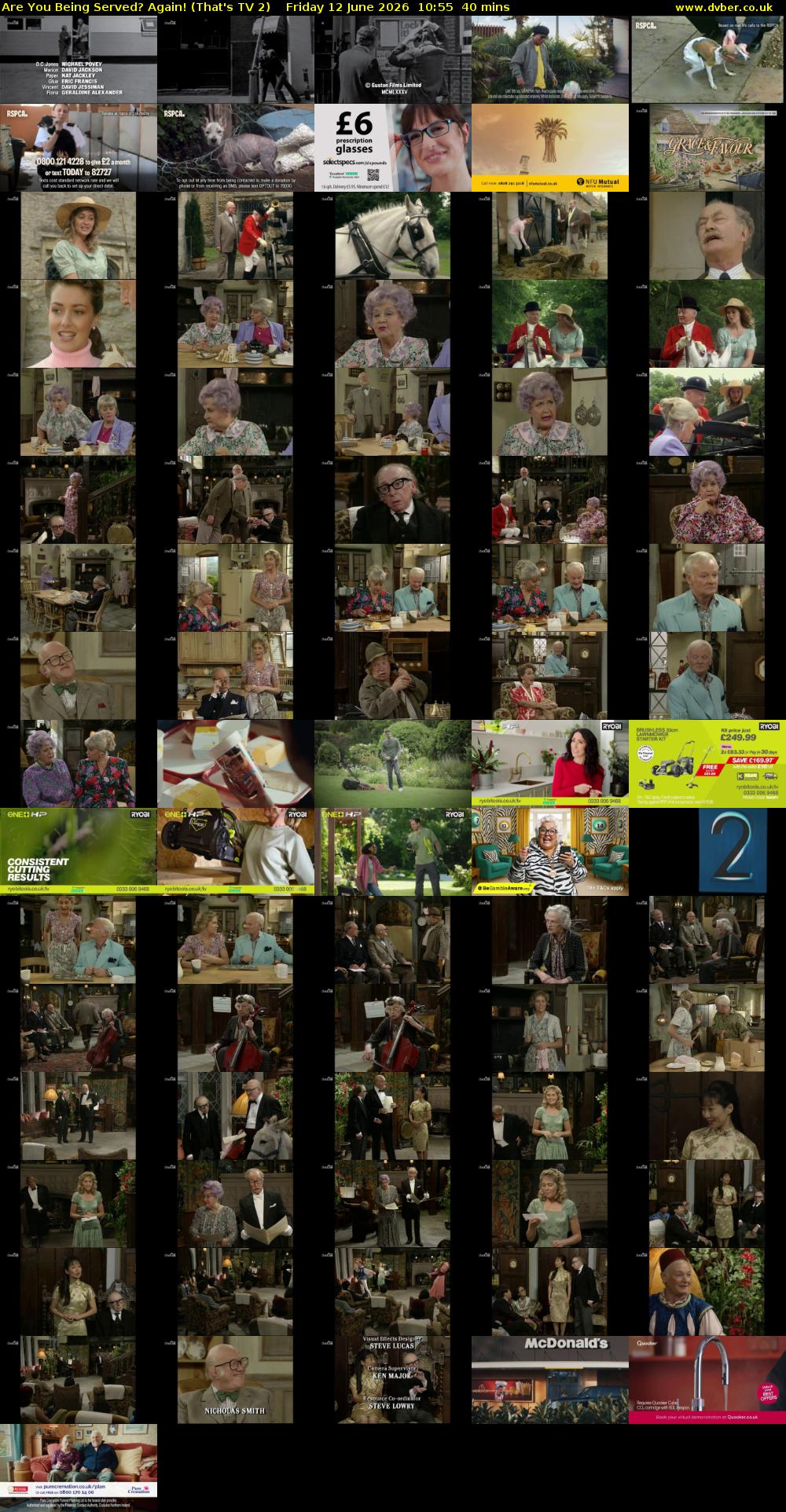 Are You Being Served? Again! (That's TV 2) Friday 12 June 2026 10:55 - 11:35