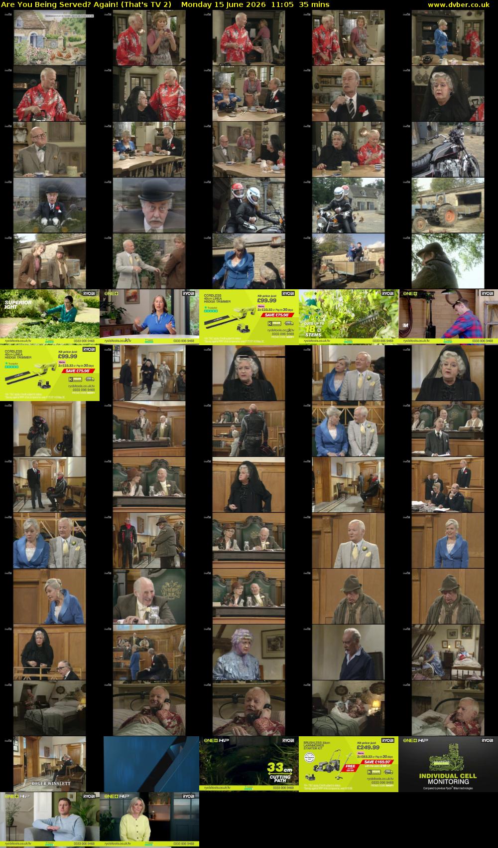 Are You Being Served? Again! (That's TV 2) Monday 15 June 2026 11:05 - 11:40