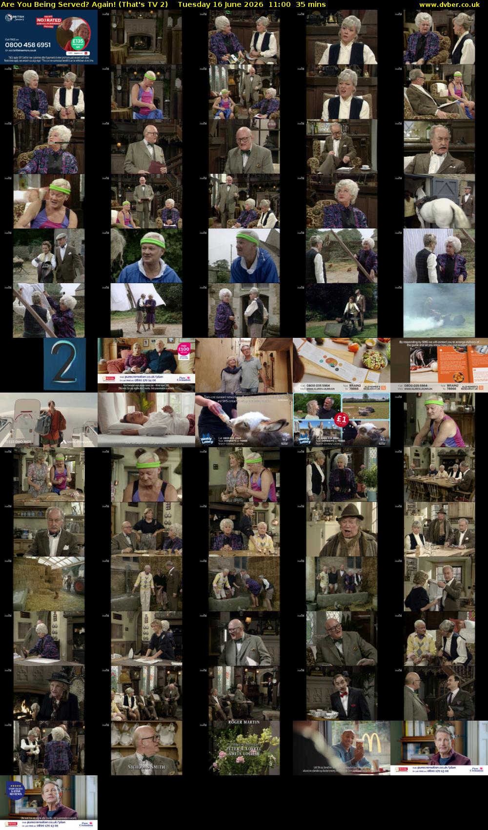 Are You Being Served? Again! (That's TV 2) Tuesday 16 June 2026 11:00 - 11:35