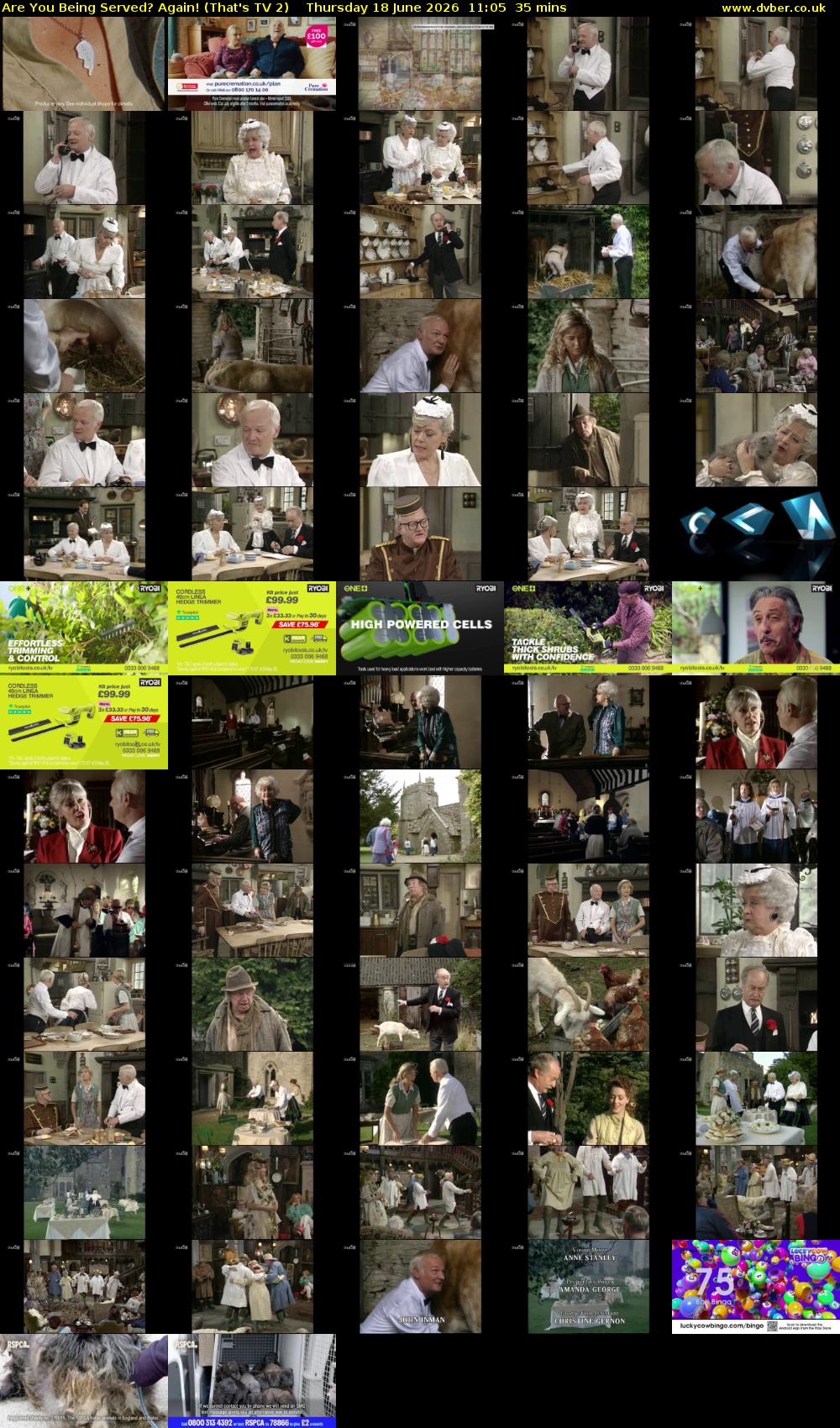 Are You Being Served? Again! (That's TV 2) Thursday 18 June 2026 11:05 - 11:40