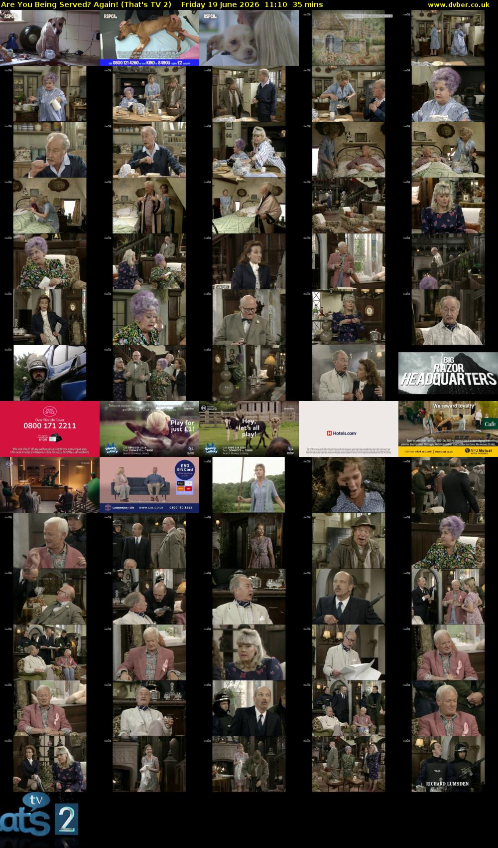 Are You Being Served? Again! (That's TV 2) Friday 19 June 2026 11:10 - 11:45
