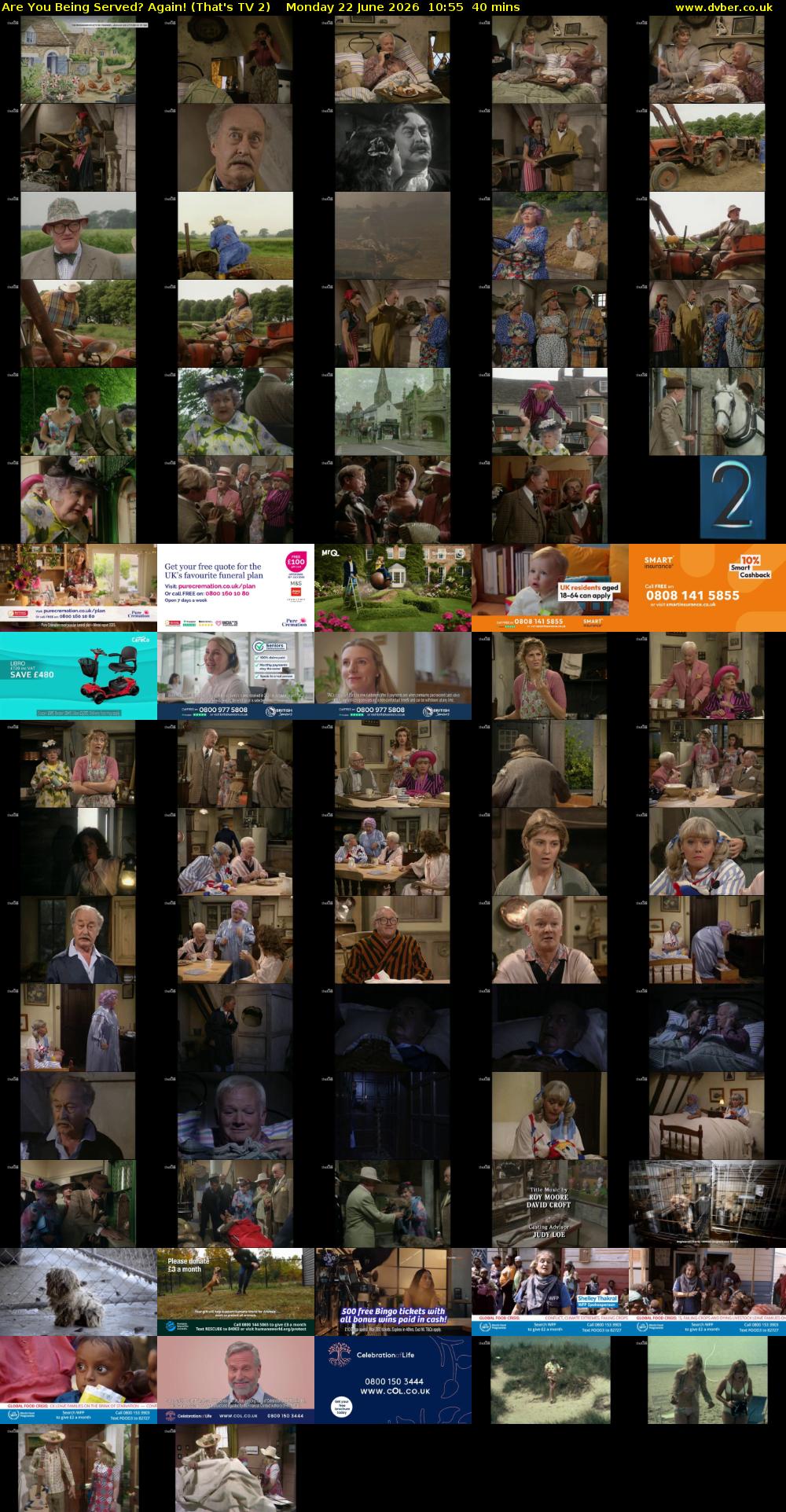 Are You Being Served? Again! (That's TV 2) Monday 22 June 2026 10:55 - 11:35