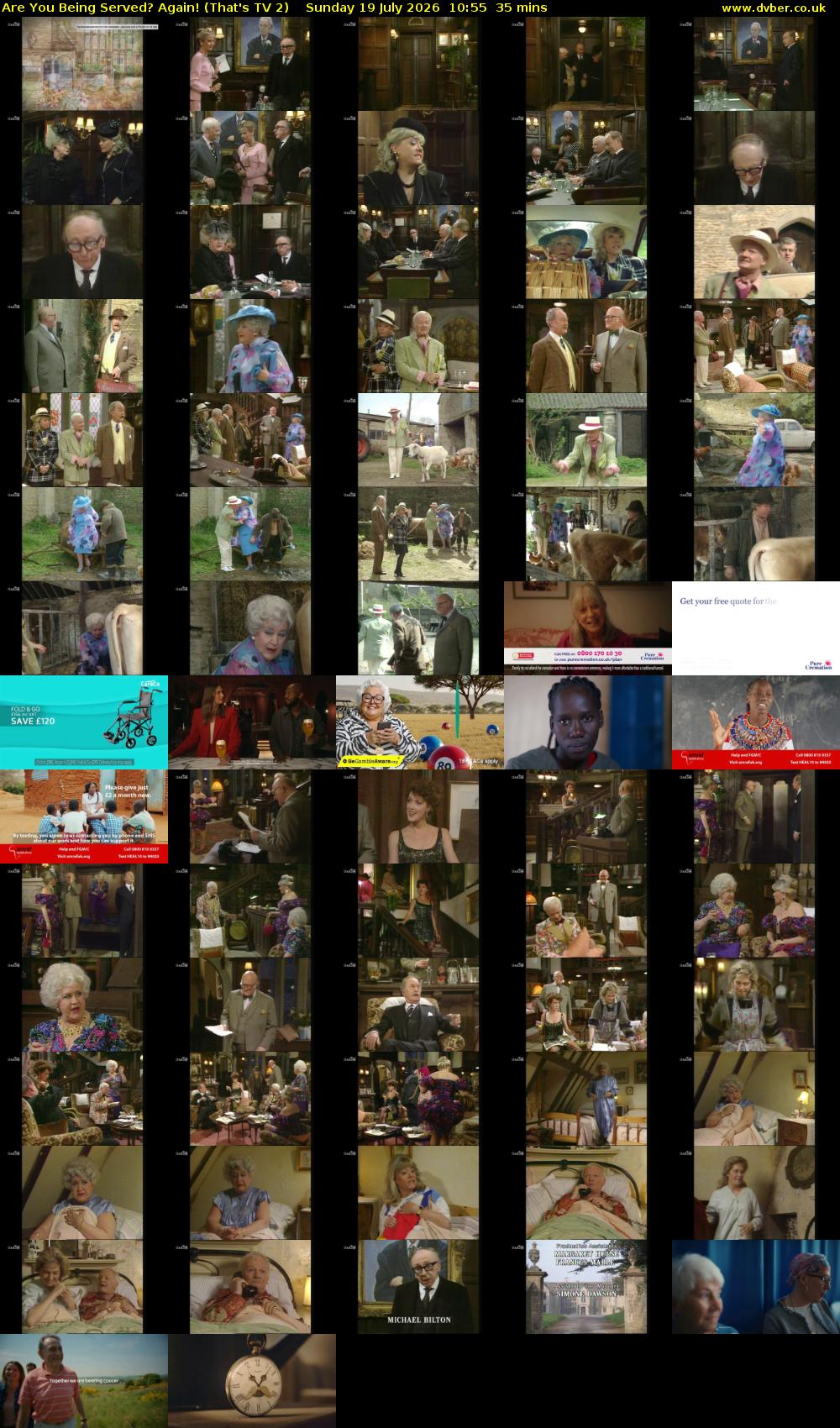 Are You Being Served? Again! (That's TV 2) Sunday 19 July 2026 10:55 - 11:30