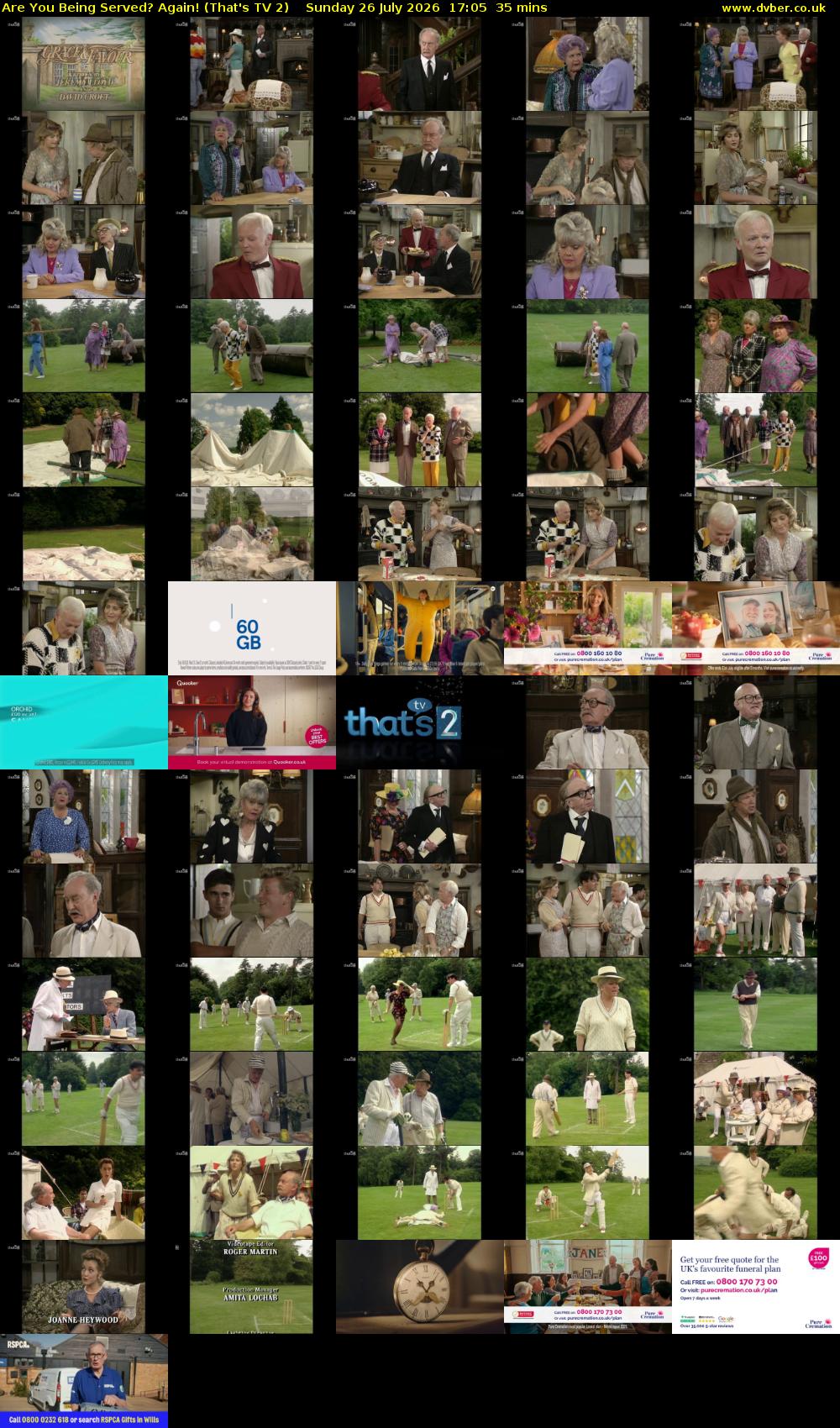 Are You Being Served? Again! (That's TV 2) Sunday 26 July 2026 17:05 - 17:40