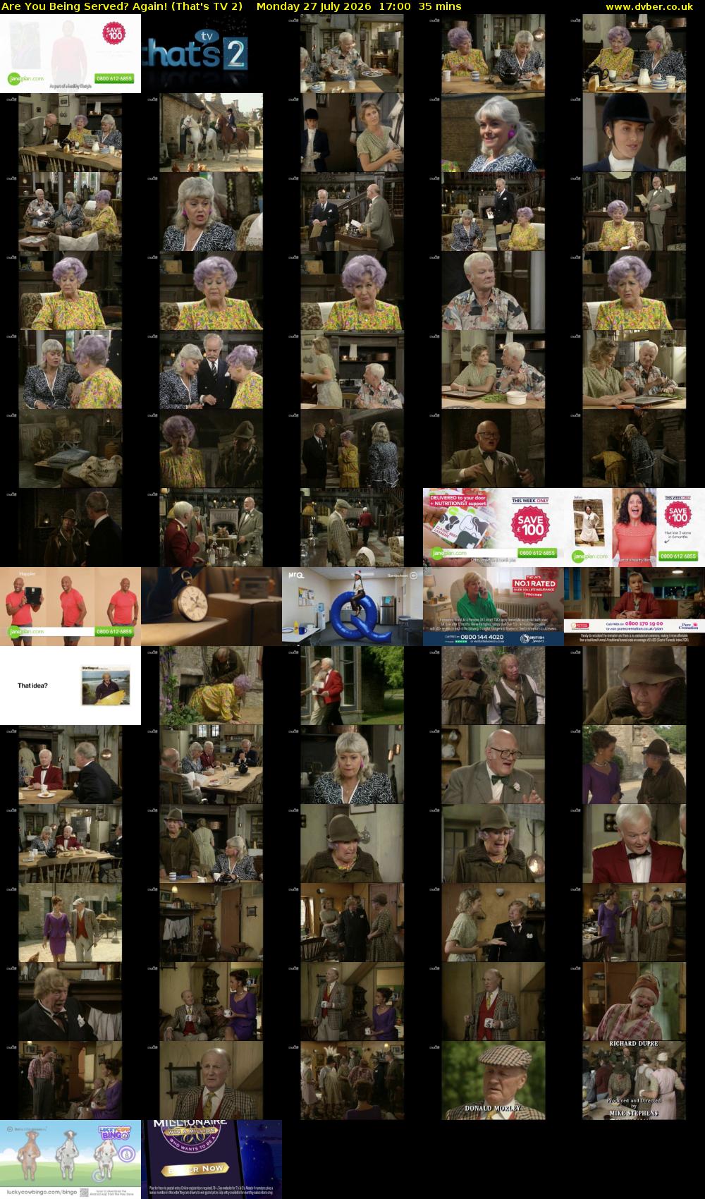 Are You Being Served? Again! (That's TV 2) Monday 27 July 2026 17:00 - 17:35