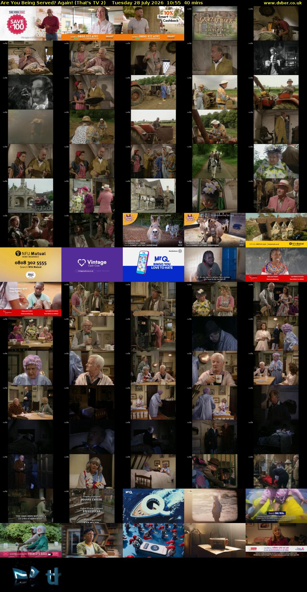 Are You Being Served? Again! (That's TV 2) Tuesday 28 July 2026 10:55 - 11:35