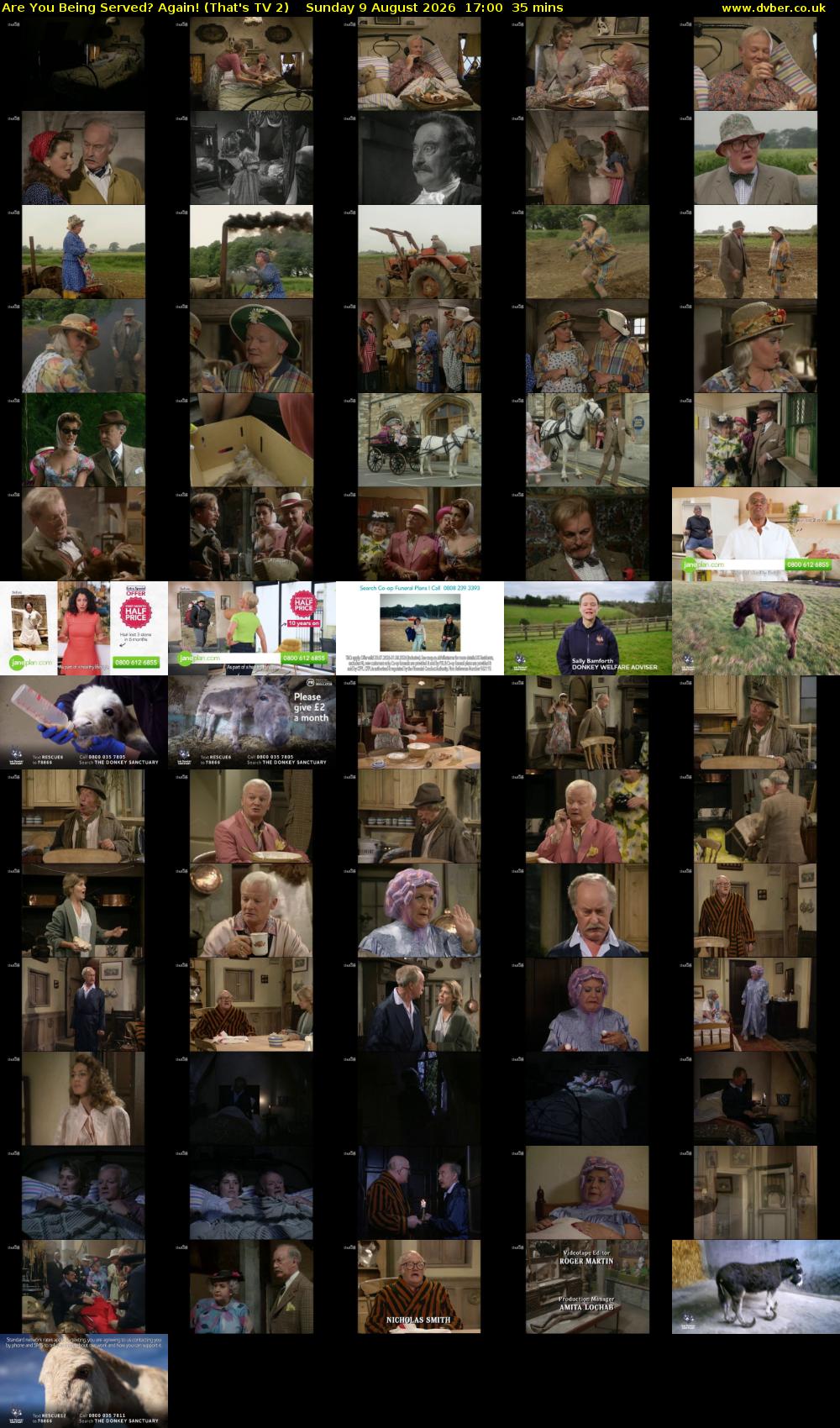 Are You Being Served? Again! (That's TV 2) Sunday 9 August 2026 17:00 - 17:35