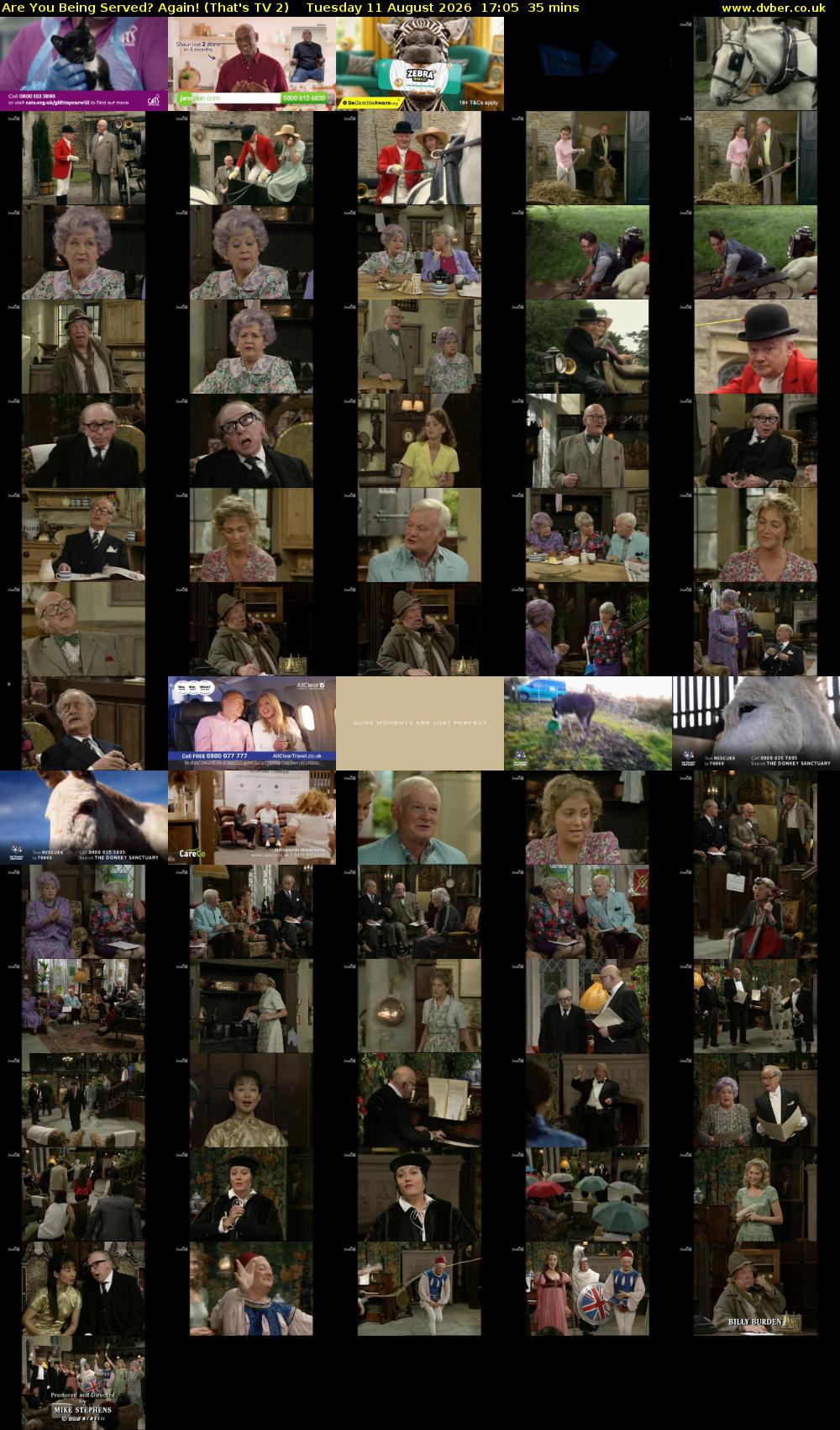 Are You Being Served? Again! (That's TV 2) Tuesday 11 August 2026 17:05 - 17:40