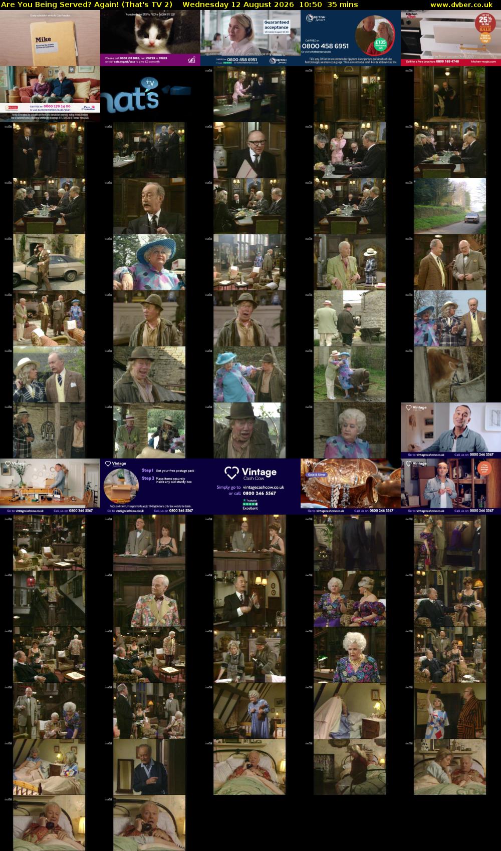 Are You Being Served? Again! (That's TV 2) Wednesday 12 August 2026 10:50 - 11:25