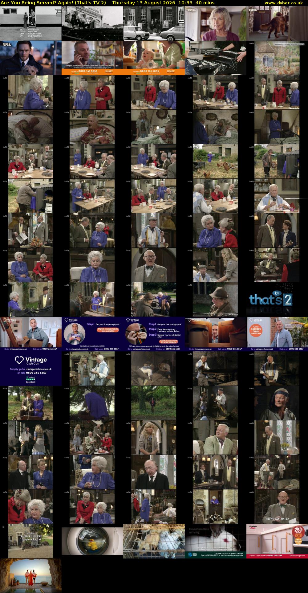 Are You Being Served? Again! (That's TV 2) Thursday 13 August 2026 10:35 - 11:15