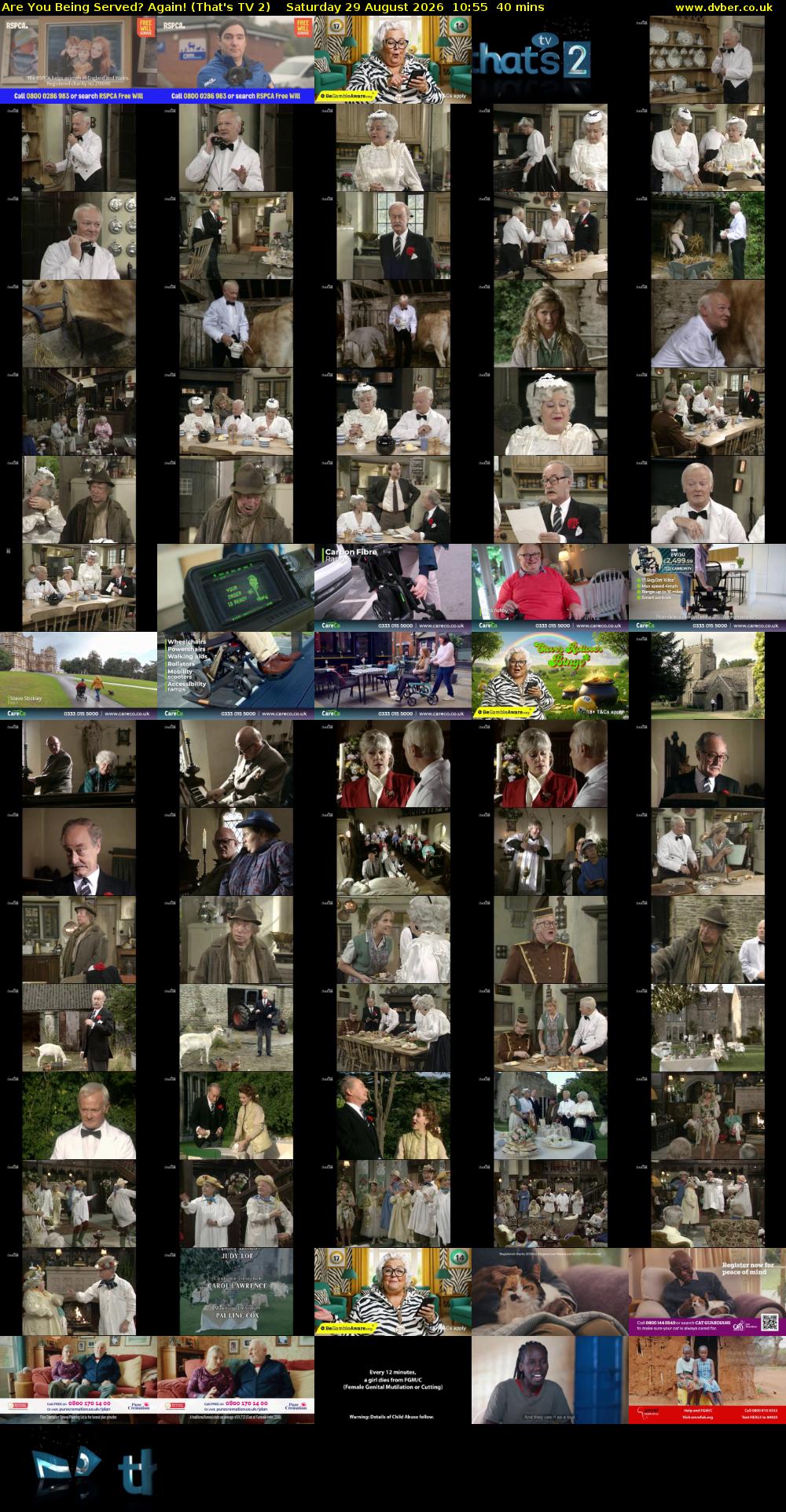 Are You Being Served? Again! (That's TV 2) Saturday 29 August 2026 10:55 - 11:35