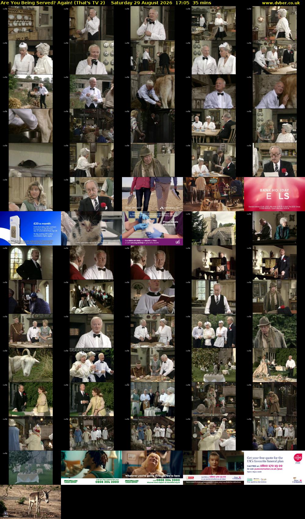 Are You Being Served? Again! (That's TV 2) Saturday 29 August 2026 17:05 - 17:40