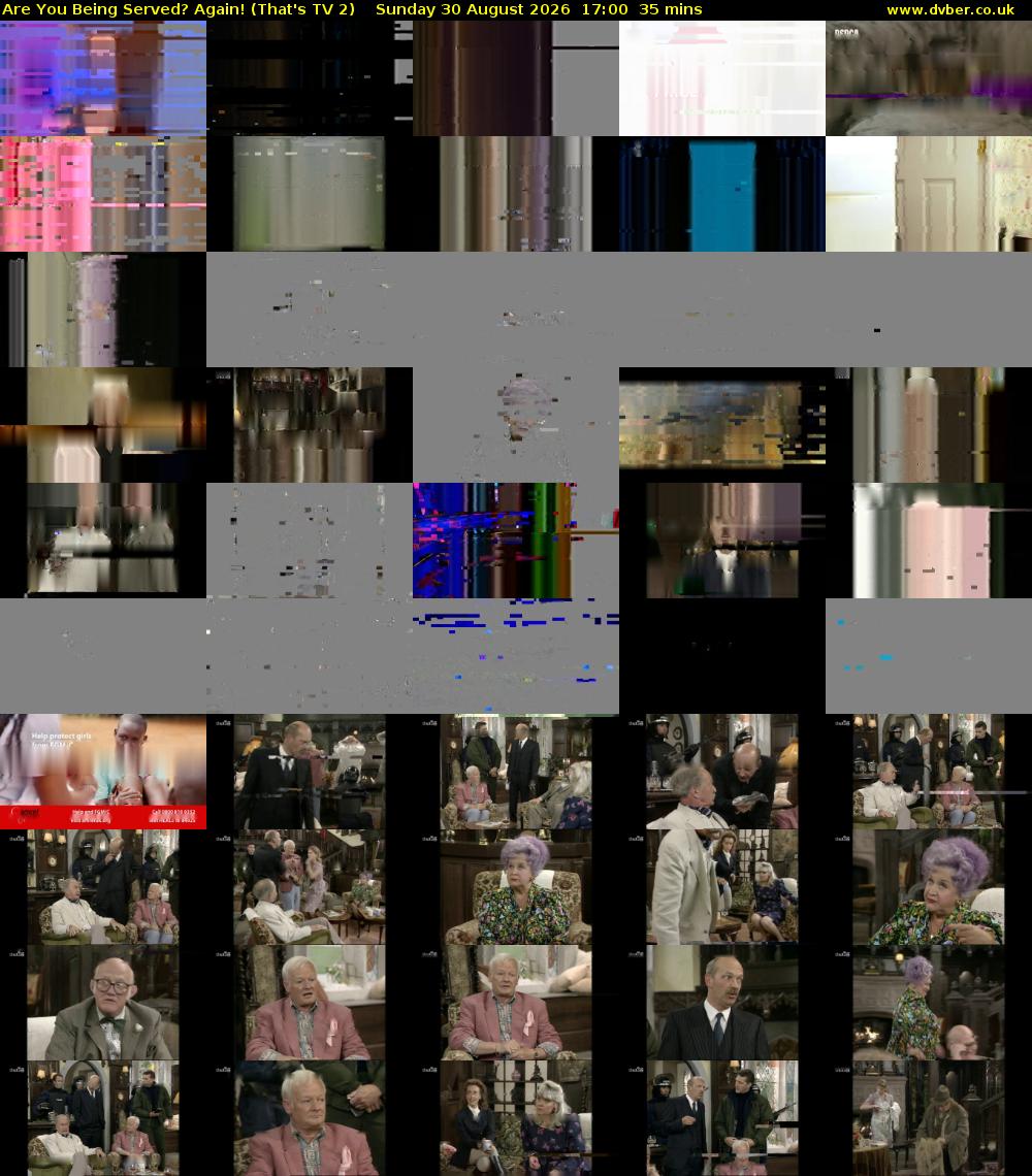 Are You Being Served? Again! (That's TV 2) Sunday 30 August 2026 17:00 - 17:35