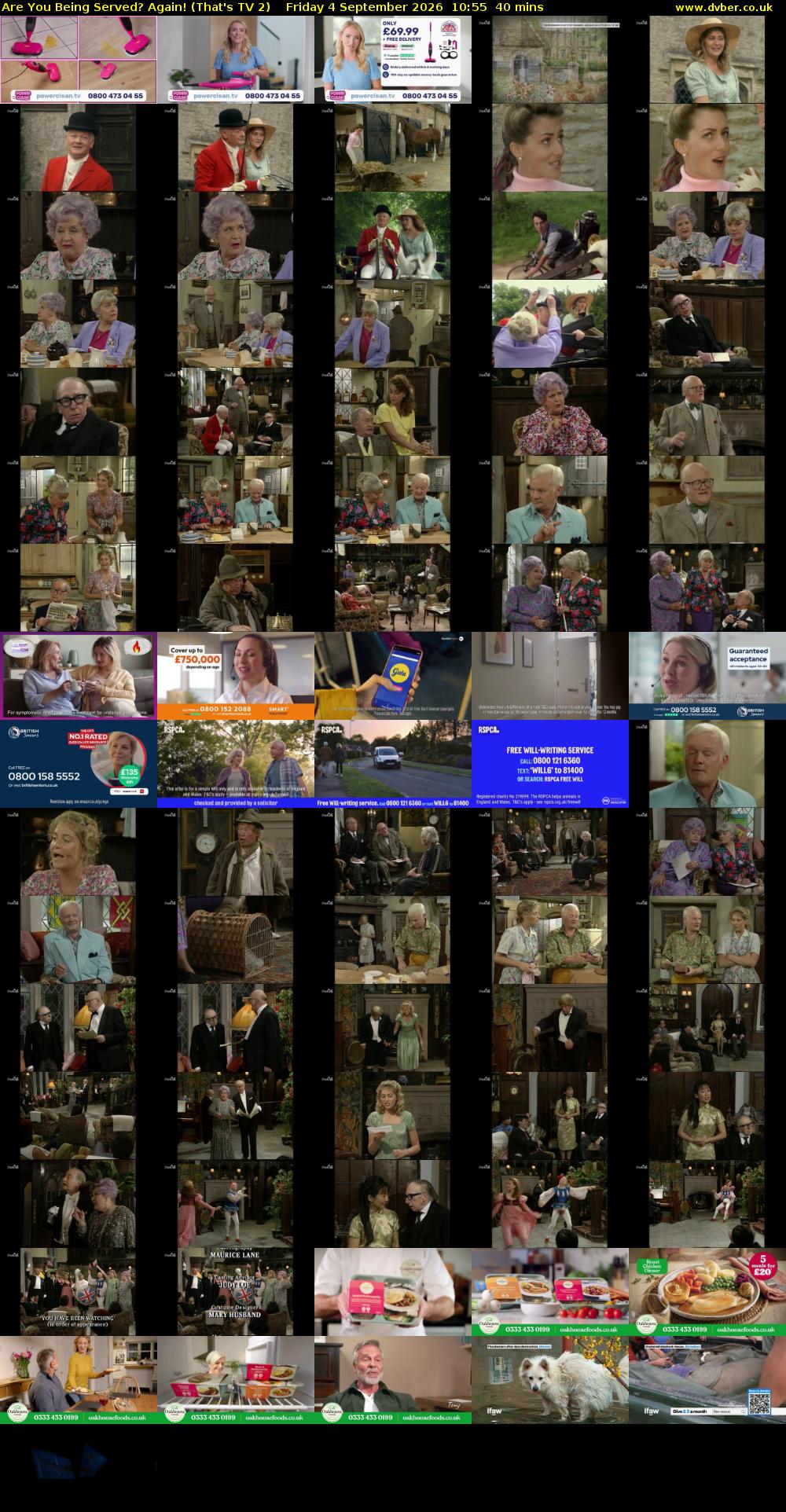 Are You Being Served? Again! (That's TV 2) Friday 4 September 2026 10:55 - 11:35