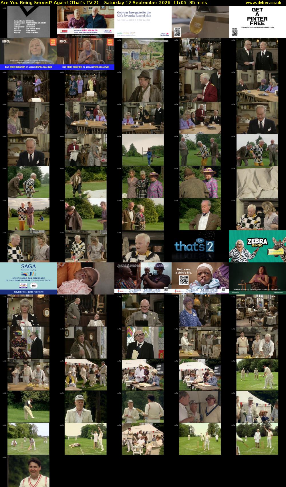 Are You Being Served? Again! (That's TV 2) Saturday 12 September 2026 11:05 - 11:40