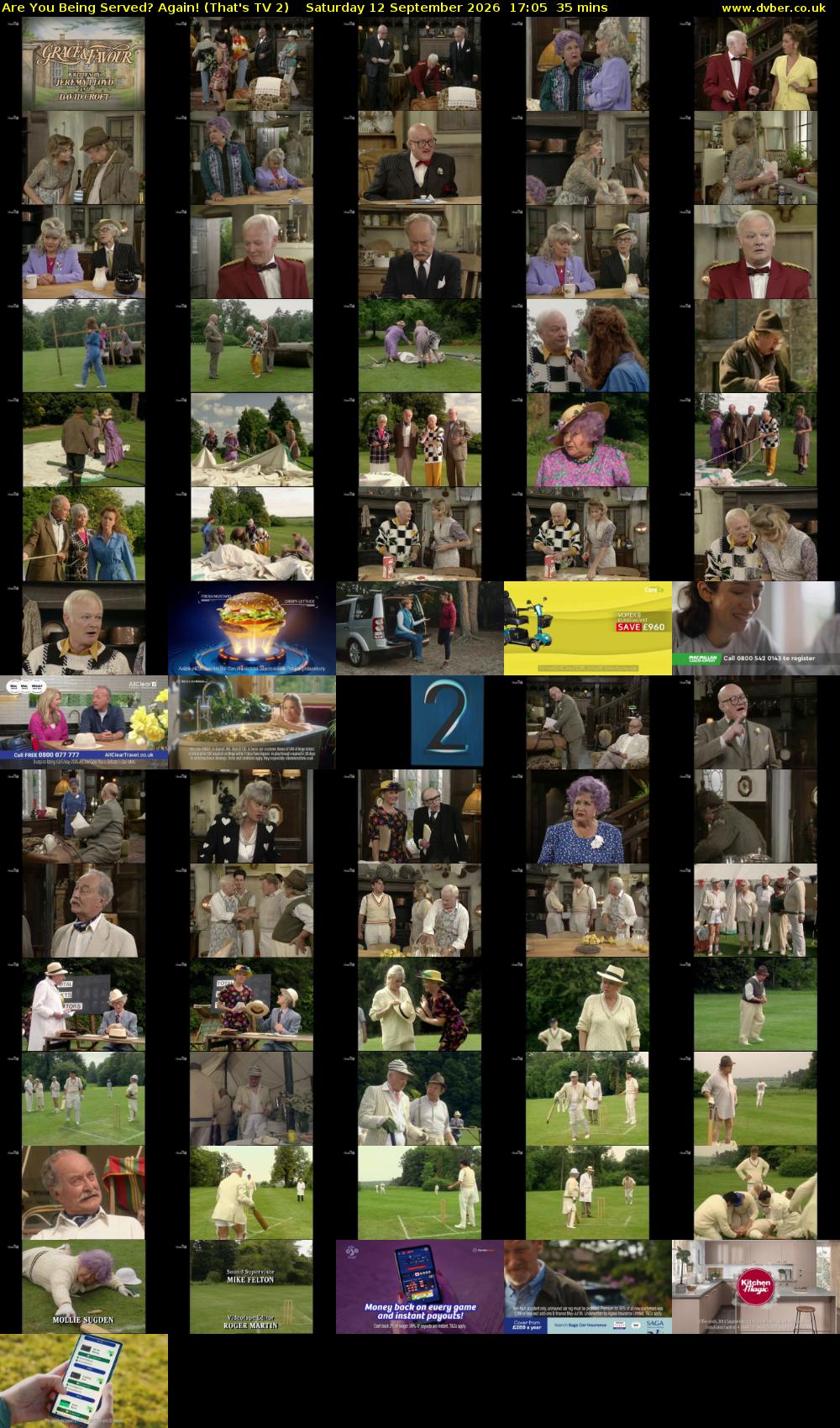 Are You Being Served? Again! (That's TV 2) Saturday 12 September 2026 17:05 - 17:40