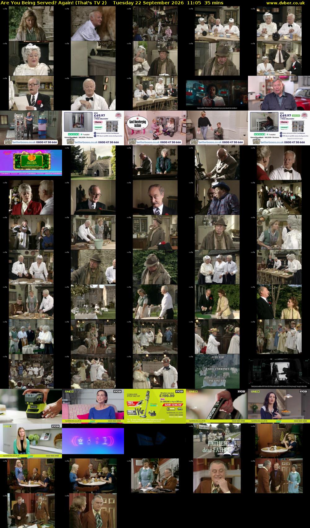 Are You Being Served? Again! (That's TV 2) Tuesday 22 September 2026 11:05 - 11:40