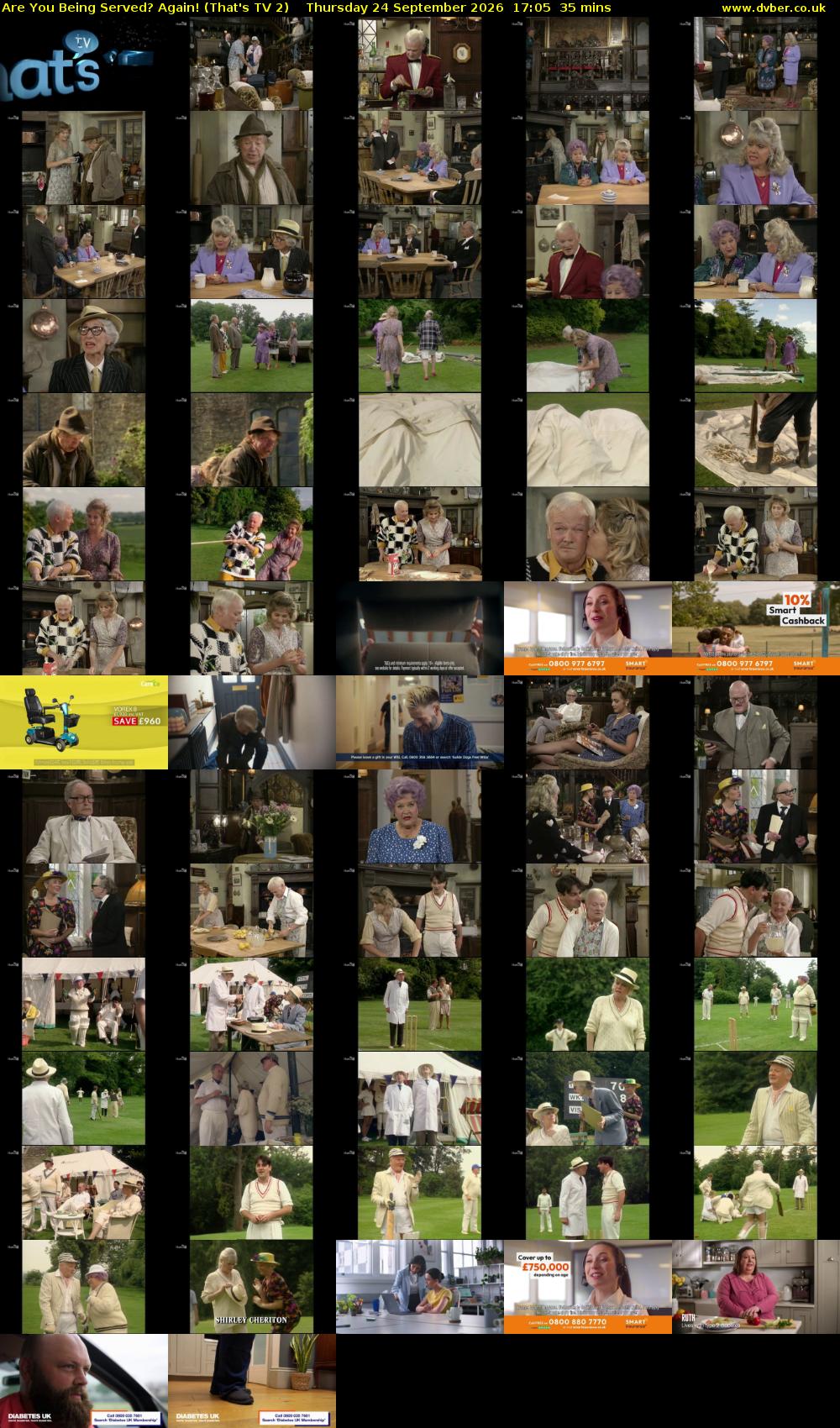 Are You Being Served? Again! (That's TV 2) Thursday 24 September 2026 17:05 - 17:40
