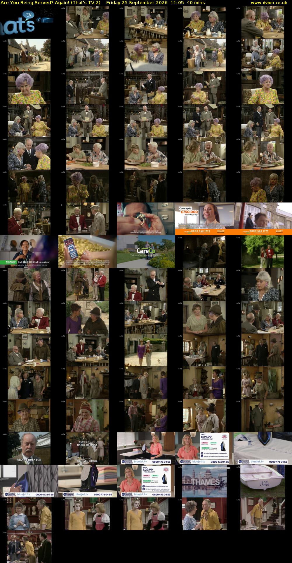 Are You Being Served? Again! (That's TV 2) Friday 25 September 2026 11:05 - 11:45
