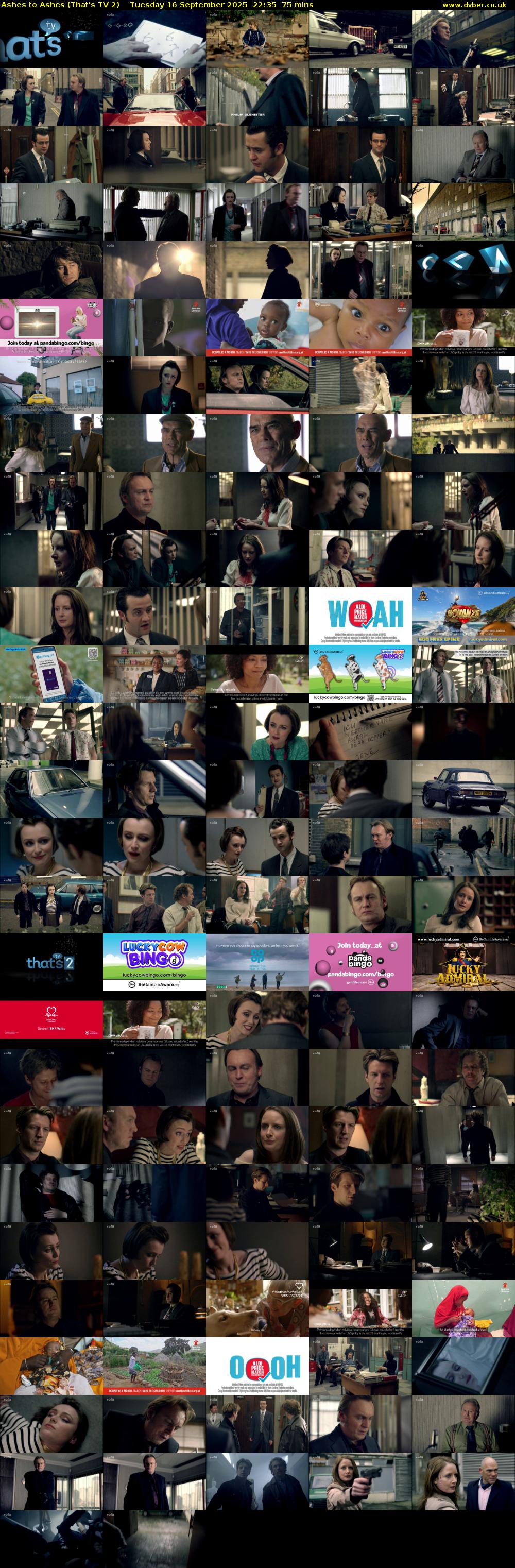 Ashes to Ashes (That's TV 2) Tuesday 16 September 2025 22:35 - 23:50