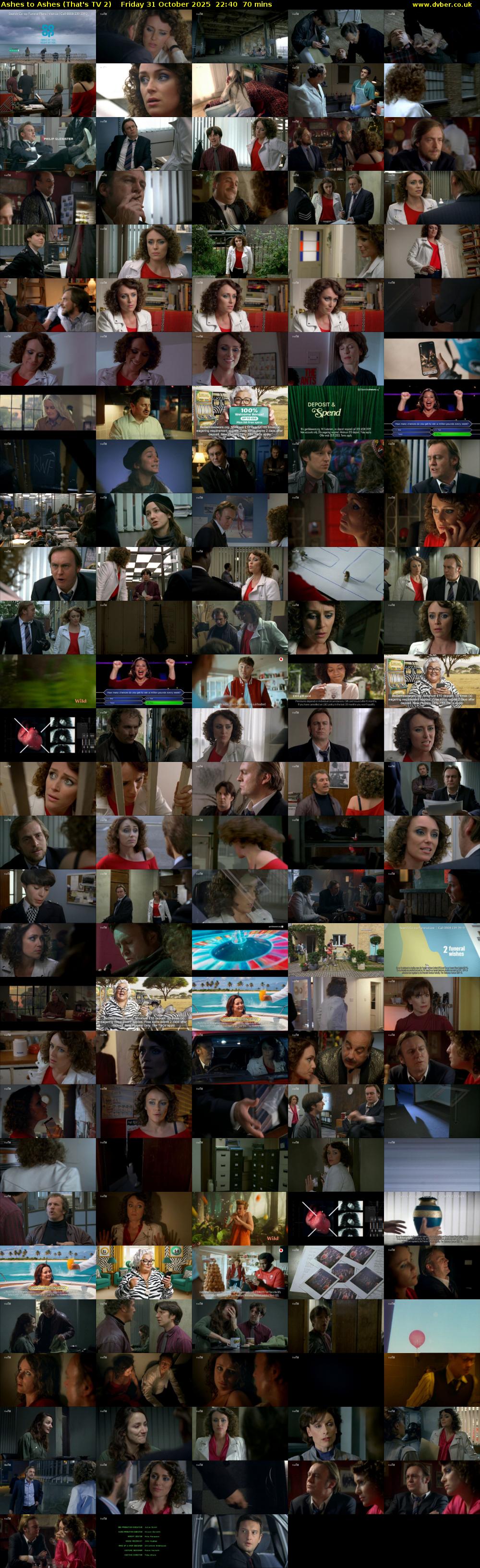 Ashes to Ashes (That's TV 2) Friday 31 October 2025 22:40 - 23:50