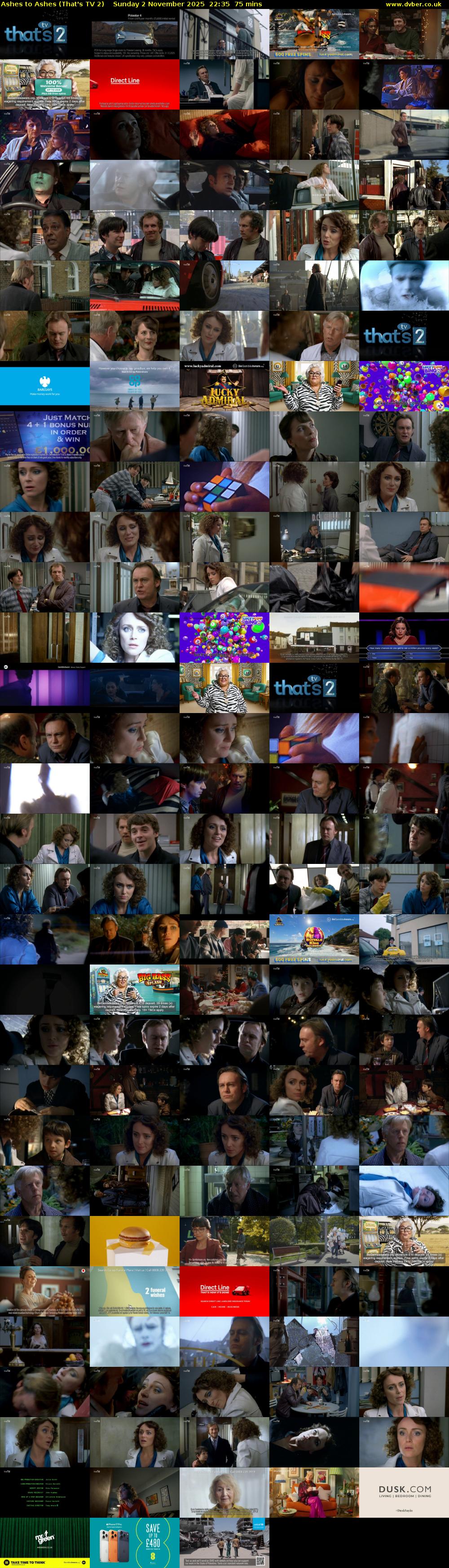 Ashes to Ashes (That's TV 2) Sunday 2 November 2025 22:35 - 23:50