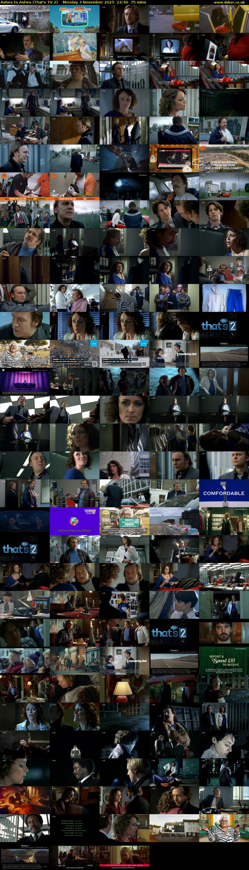 Ashes to Ashes (That's TV 2) Monday 3 November 2025 22:40 - 23:55