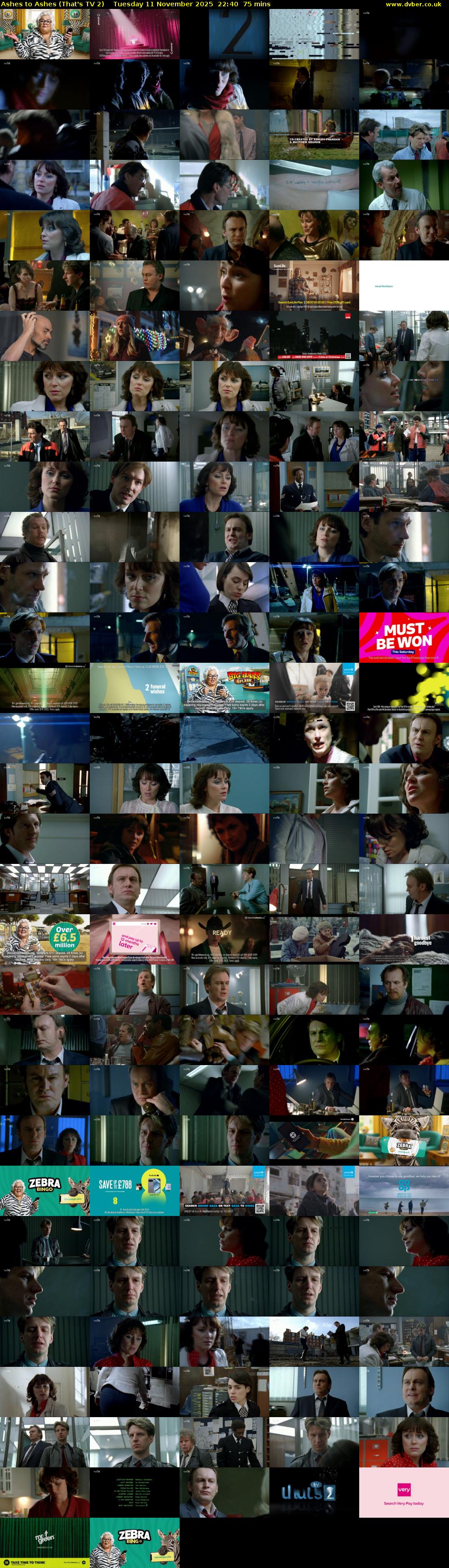 Ashes to Ashes (That's TV 2) Tuesday 11 November 2025 22:40 - 23:55
