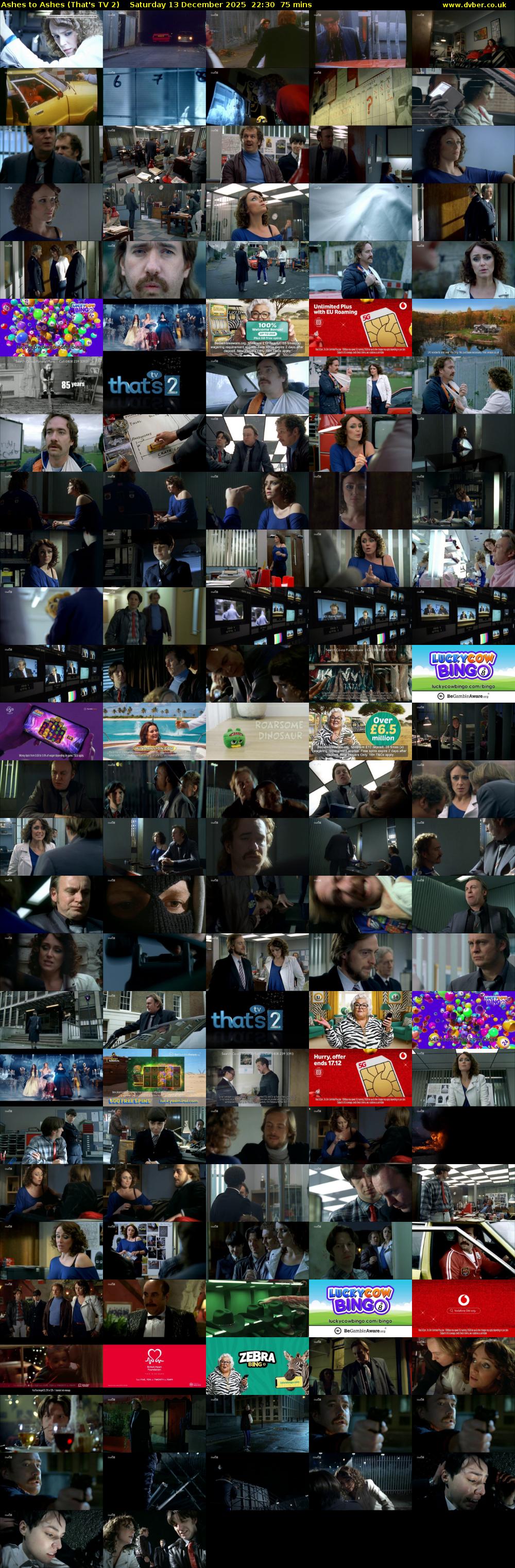 Ashes to Ashes (That's TV 2) Saturday 13 December 2025 22:30 - 23:45