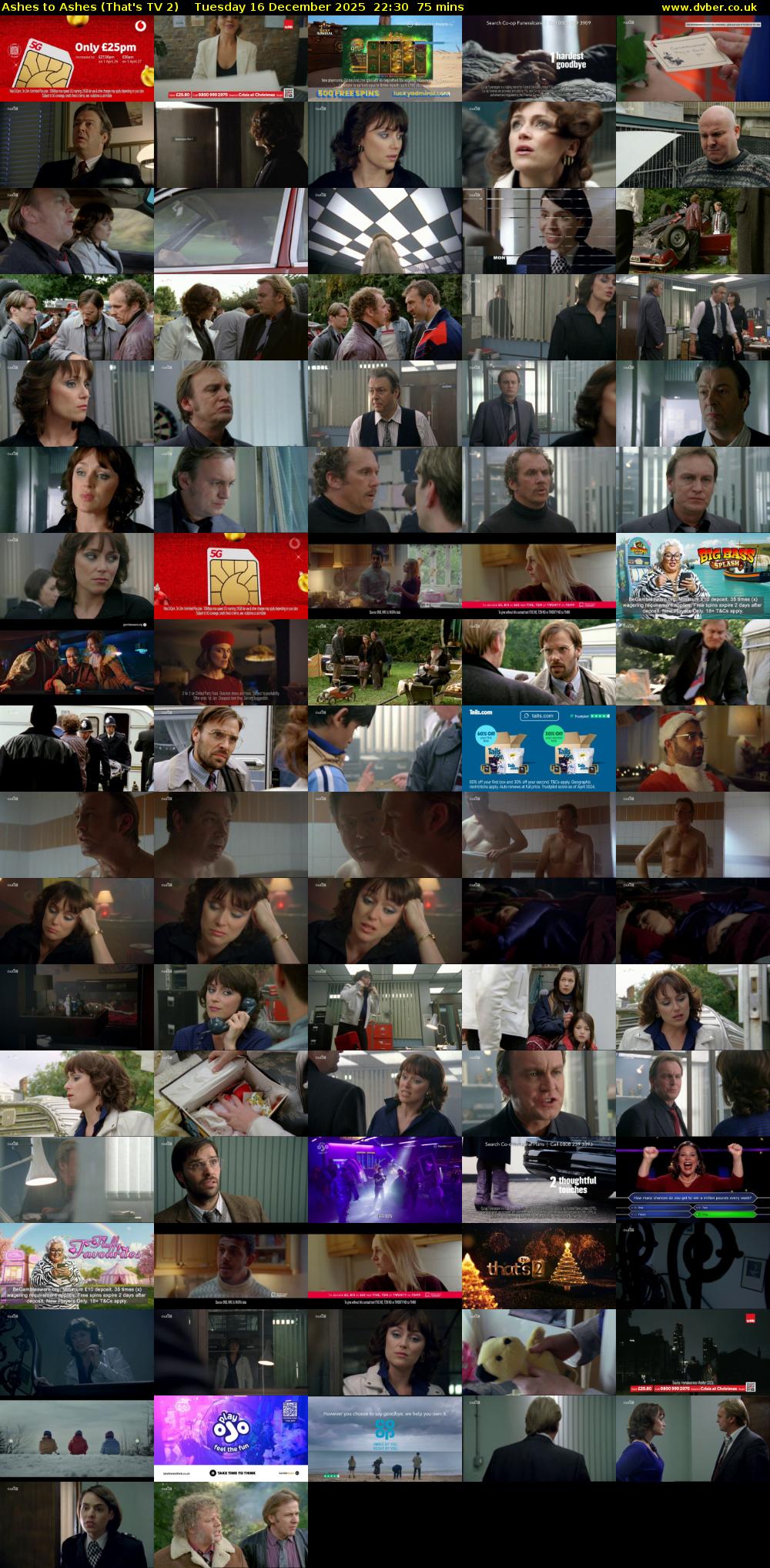 Ashes to Ashes (That's TV 2) Tuesday 16 December 2025 22:30 - 23:45