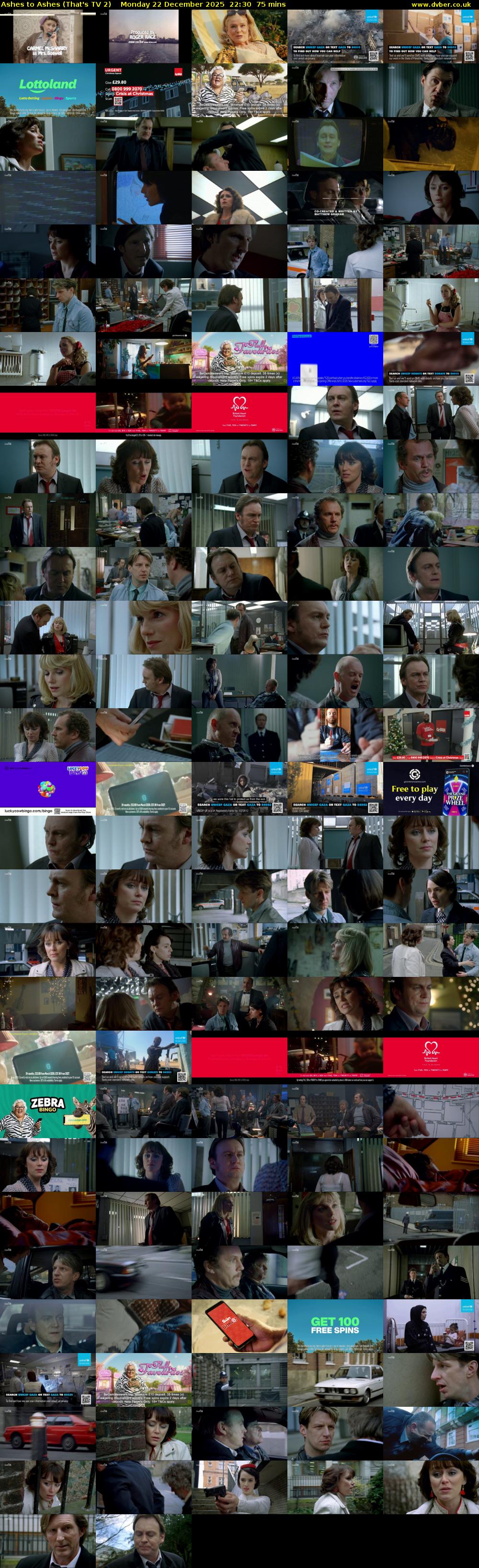 Ashes to Ashes (That's TV 2) Monday 22 December 2025 22:30 - 23:45