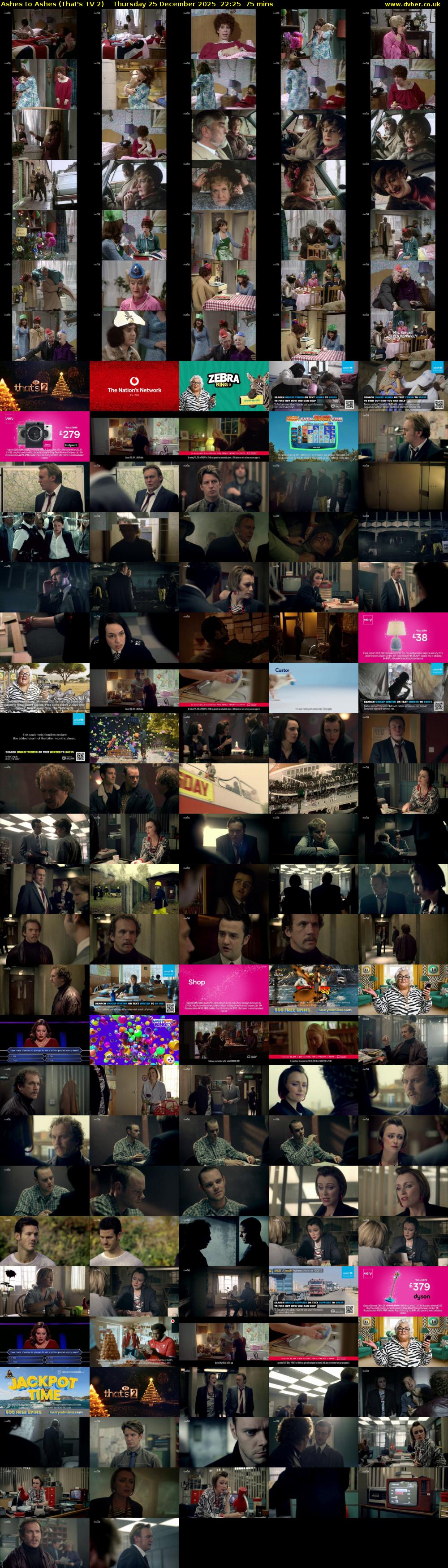 Ashes to Ashes (That's TV 2) Thursday 25 December 2025 22:25 - 23:40