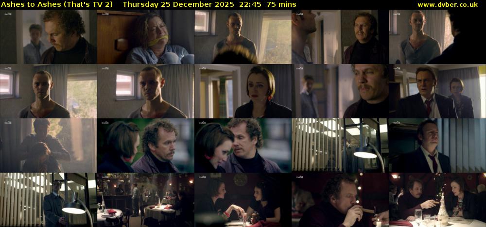 Ashes to Ashes (That's TV 2) Thursday 25 December 2025 22:45 - 00:00