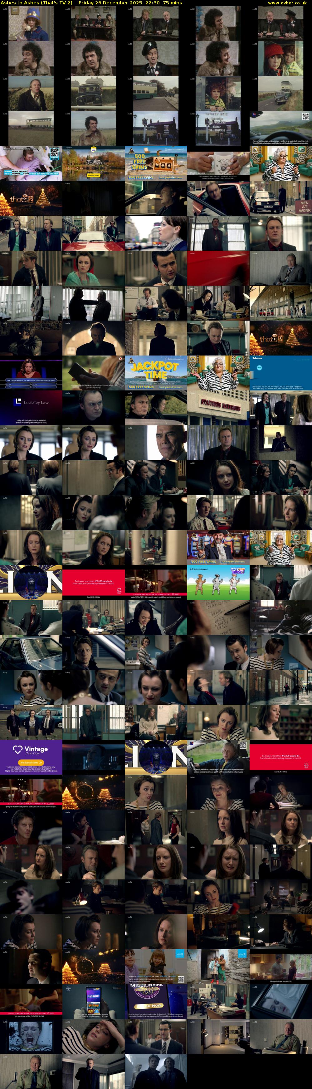 Ashes to Ashes (That's TV 2) Friday 26 December 2025 22:30 - 23:45