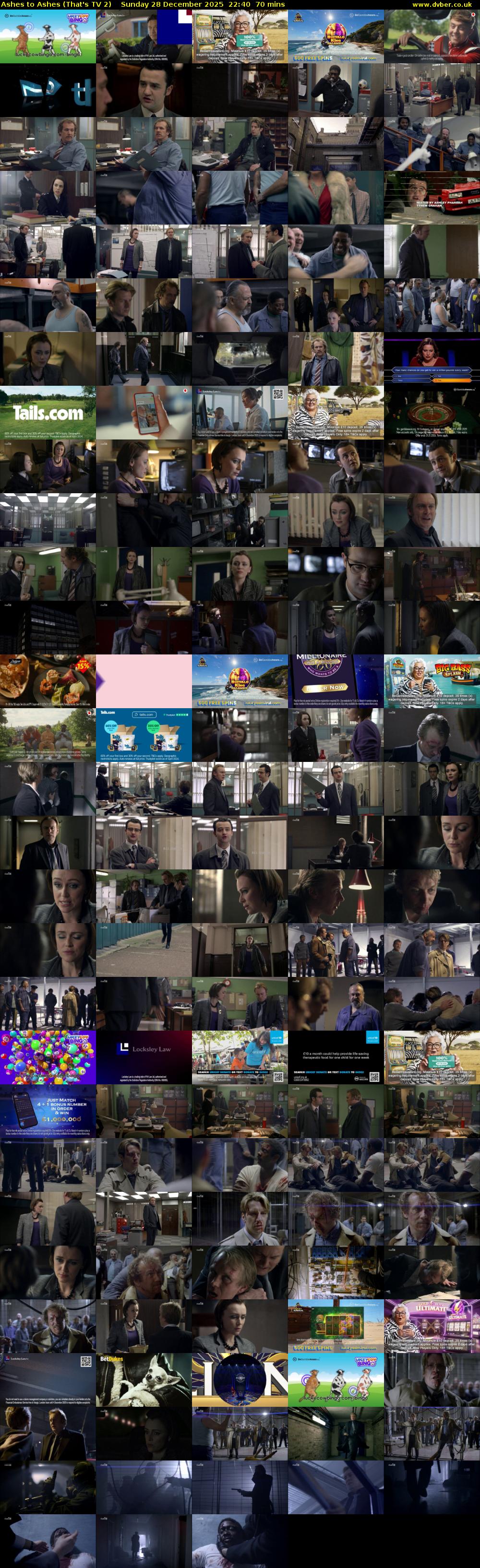 Ashes to Ashes (That's TV 2) Sunday 28 December 2025 22:40 - 23:50