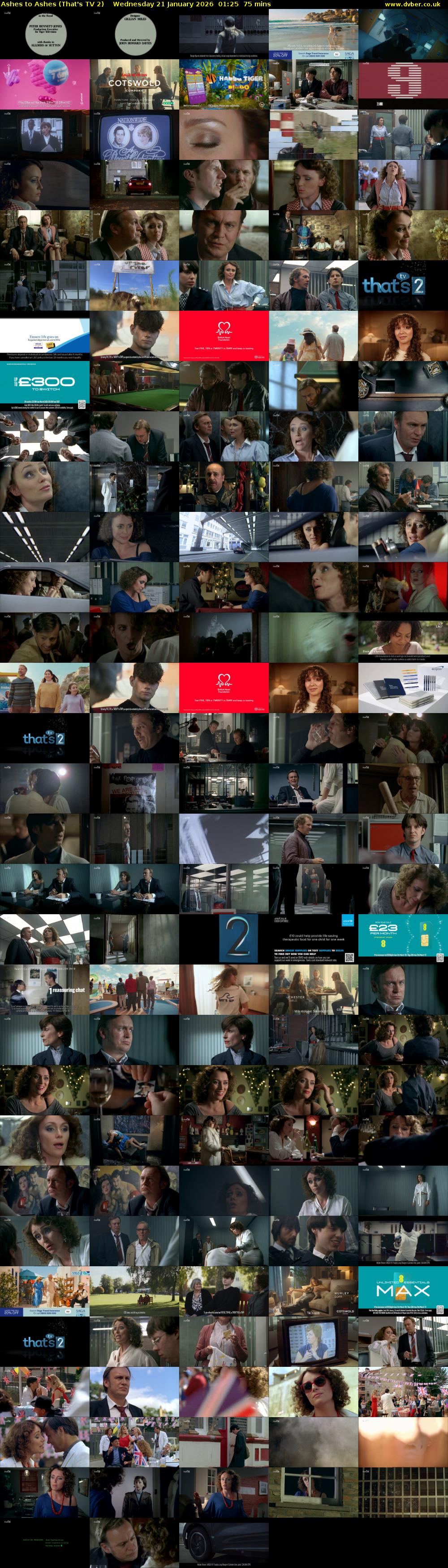 Ashes to Ashes (That's TV 2) Wednesday 21 January 2026 01:25 - 02:40