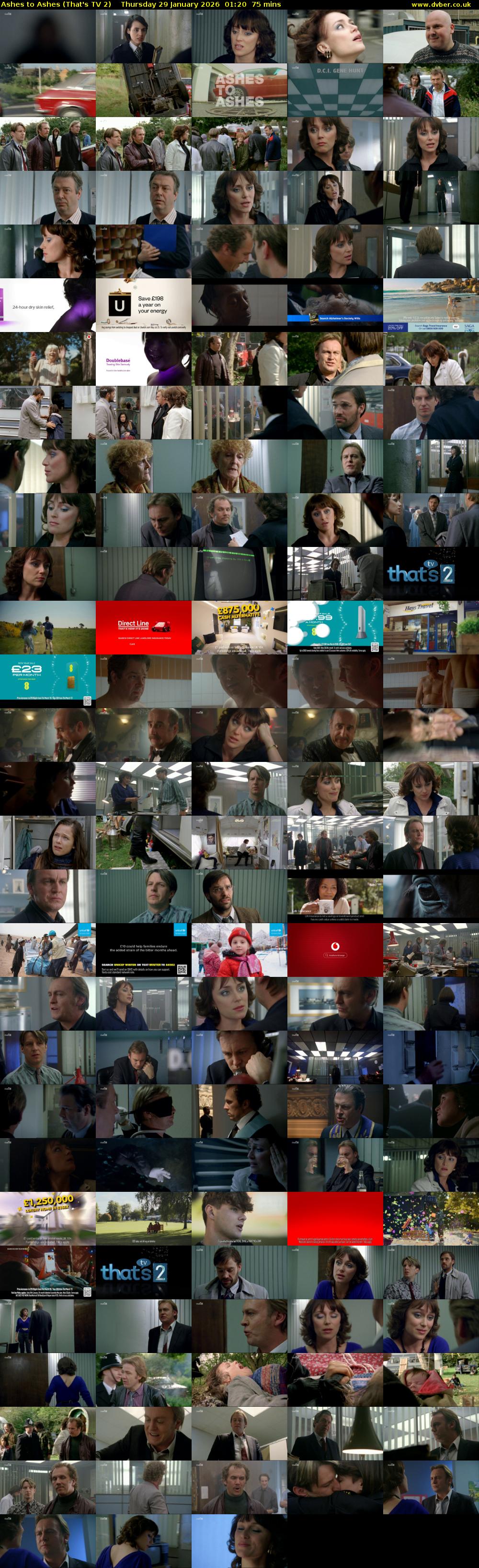 Ashes to Ashes (That's TV 2) Thursday 29 January 2026 01:20 - 02:35