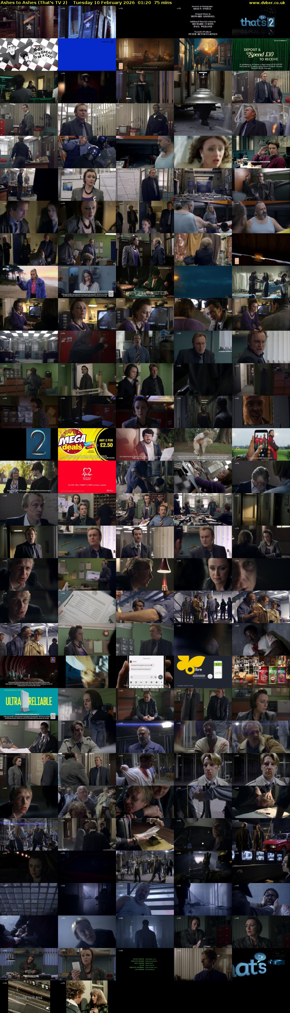 Ashes to Ashes (That's TV 2) Tuesday 10 February 2026 01:20 - 02:35